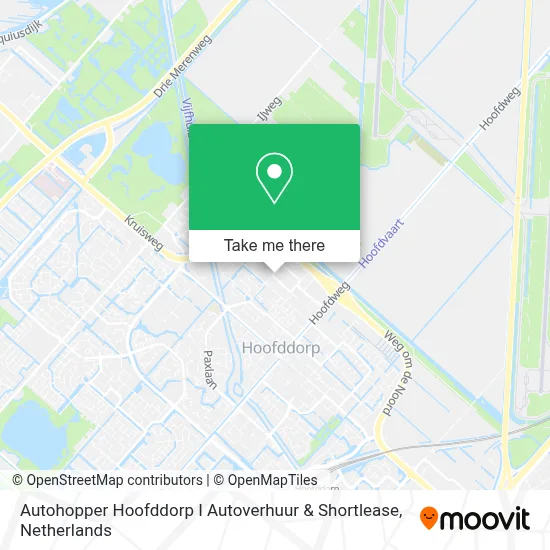 Autohopper Hoofddorp I Autoverhuur & Shortlease map