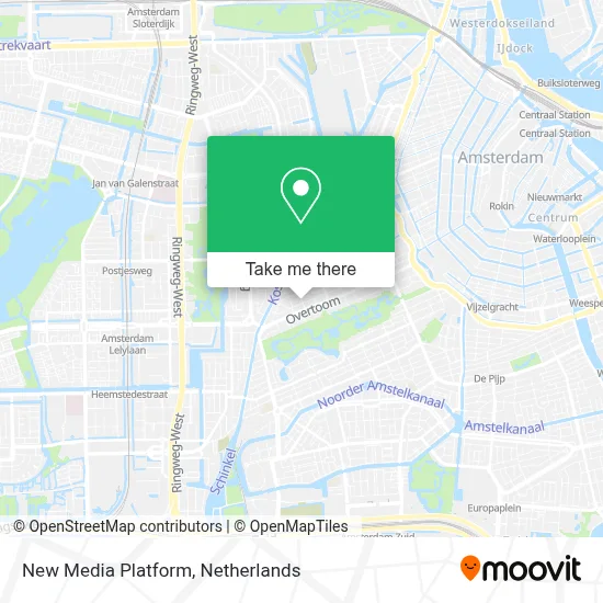New Media Platform map