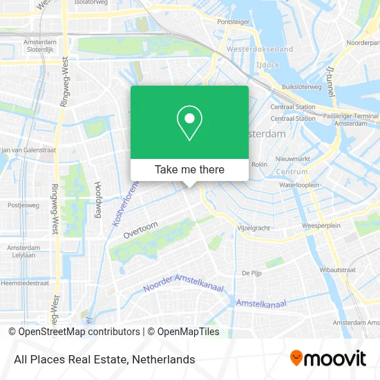 All Places Real Estate map