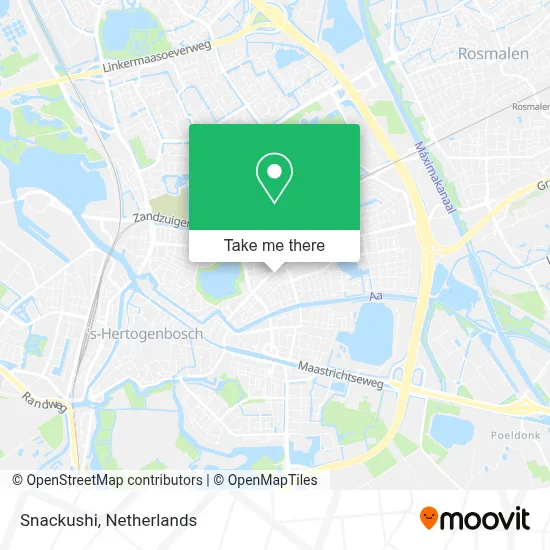 Snackushi map