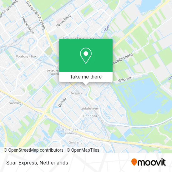 Spar Express map