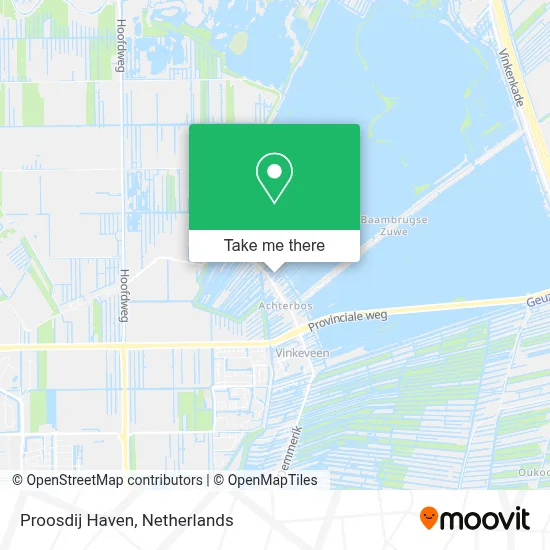 Proosdij Haven map