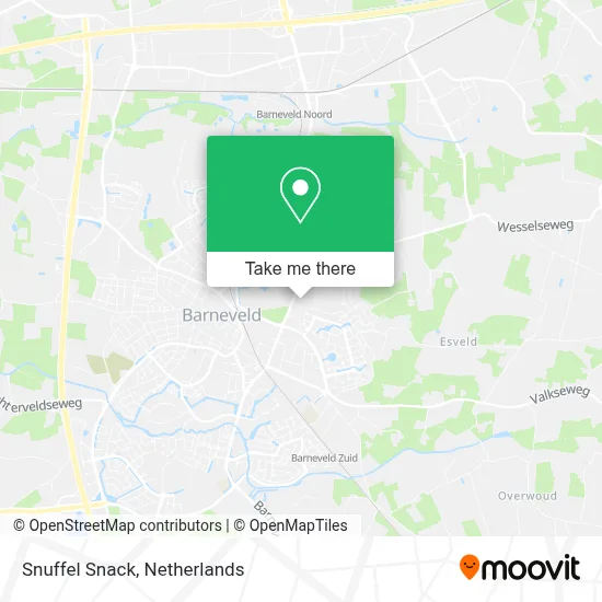Snuffel Snack map