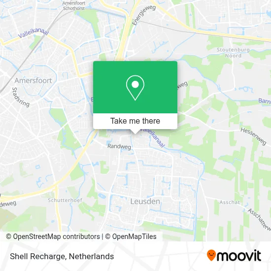 Shell Recharge map
