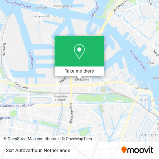 Sixt Autoverhuur map
