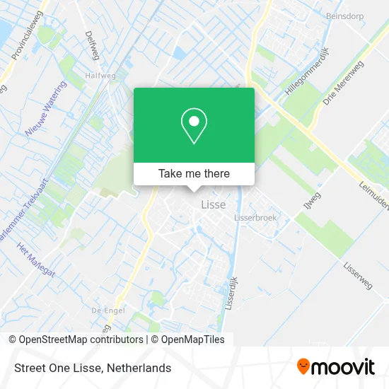 Street One Lisse map