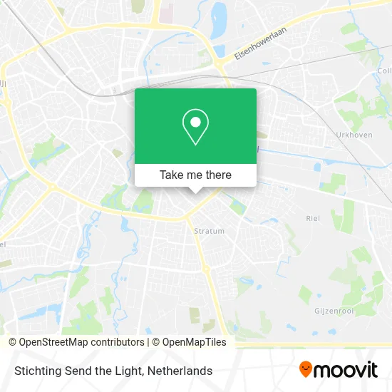 Stichting Send the Light map