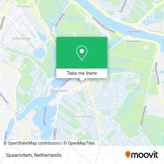 Spaarndam map