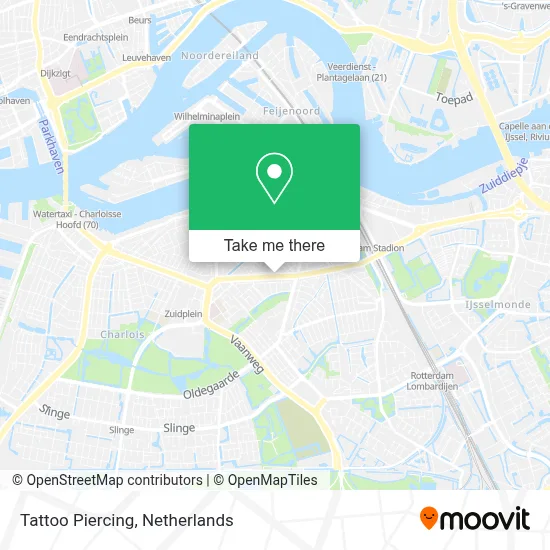 Tattoo Piercing map