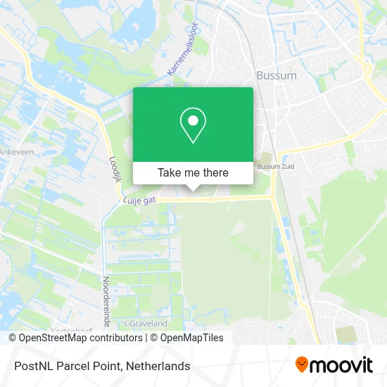 Postnl Pakketpunt map