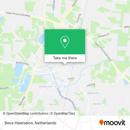 Bece Haarsalon map