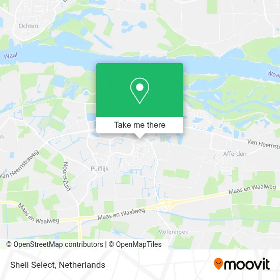 Shell Select map