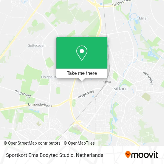 Sportkort Ems Bodytec Studio map
