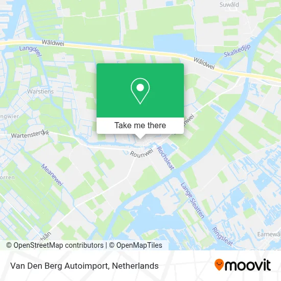 Van Den Berg Autoimport map