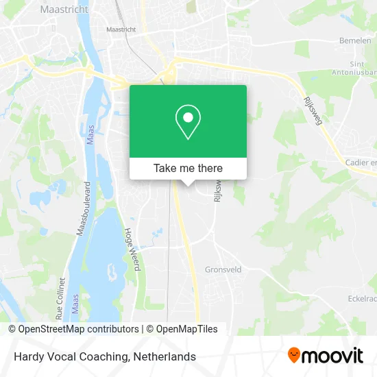 Hardy Vocal Coaching map