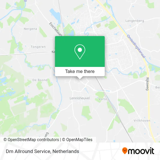 Dm Allround Service map