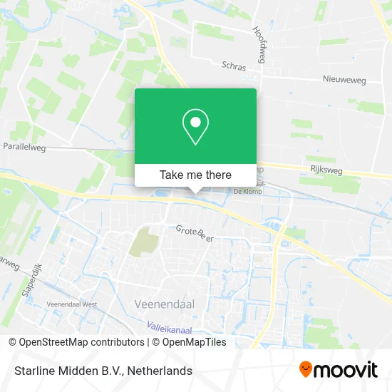 Starline Midden B.V. map