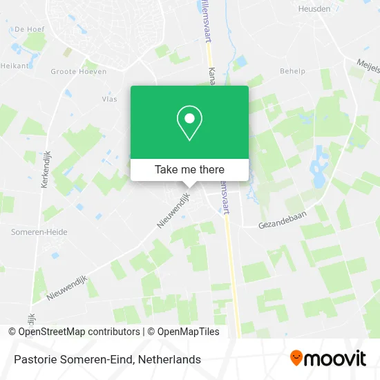 Pastorie Someren-Eind map