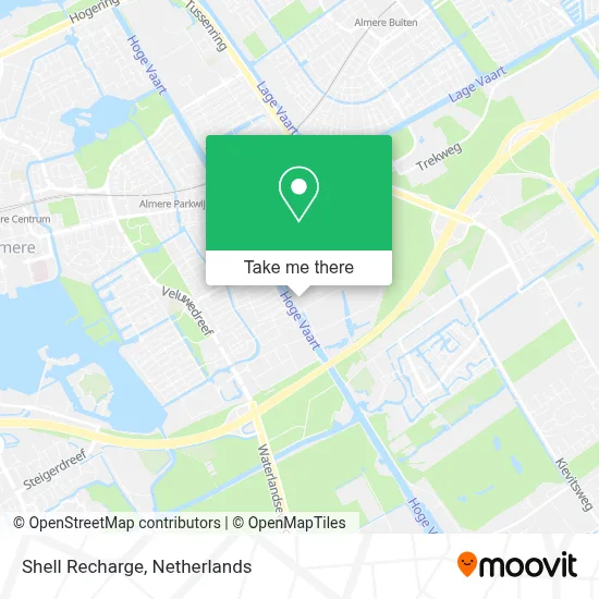 Shell Recharge map