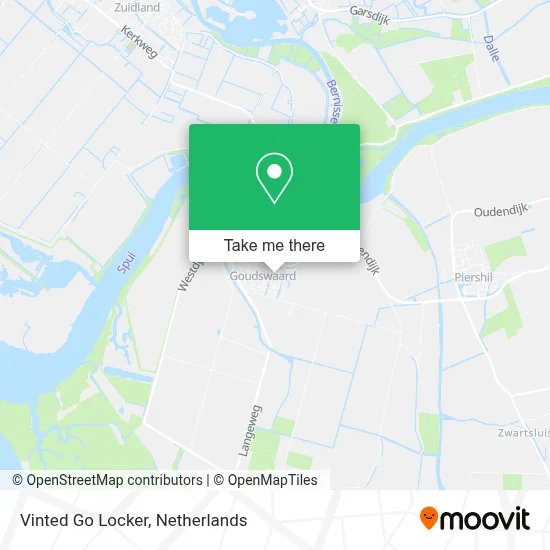Vinted Go Locker map
