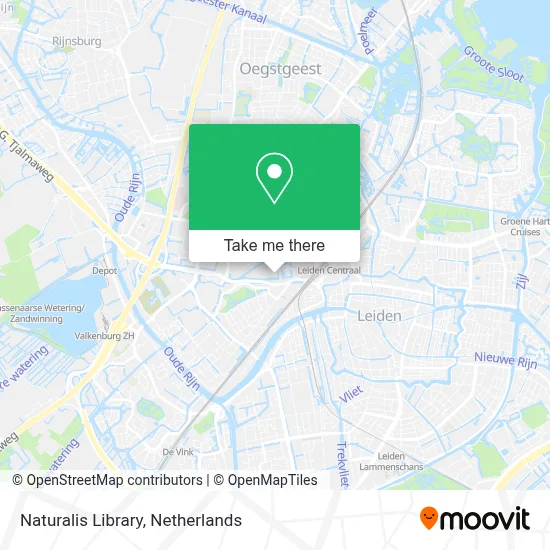 Naturalis Library map