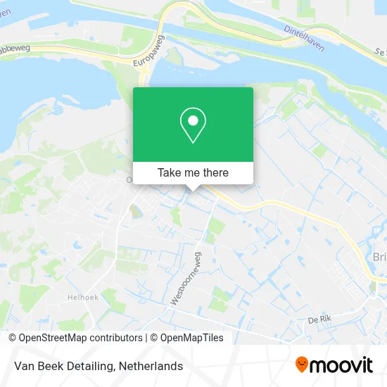 Van Beek Detailing map