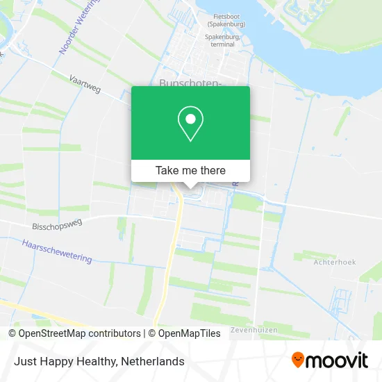 Just Happy Healthy map