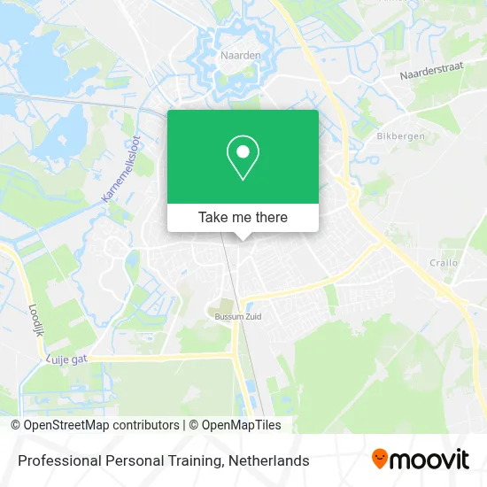 Professional Personal Training map