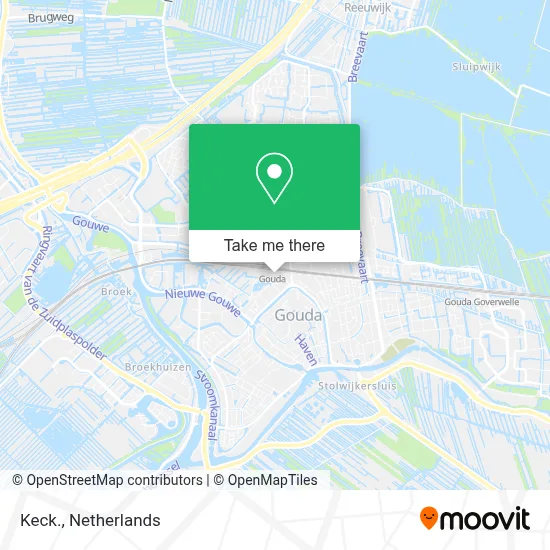 Keck. map