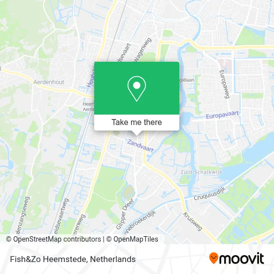Fish&Zo Heemstede map