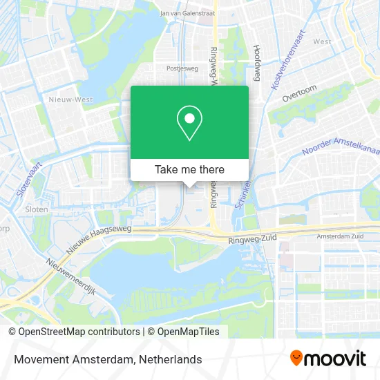 Movement Amsterdam map