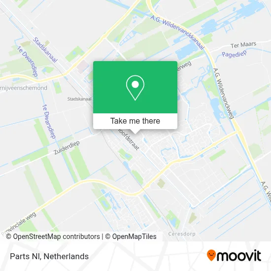 Parts Nl map
