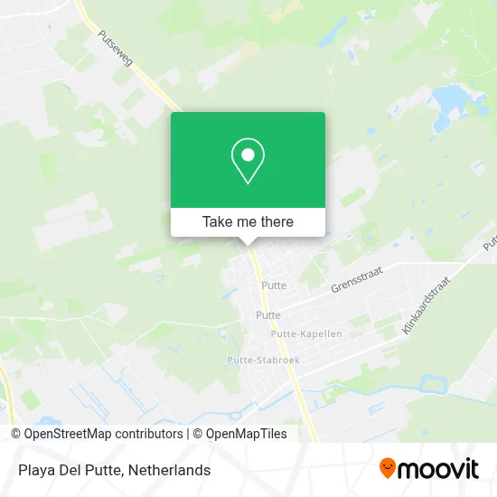 Playa Del Putte map