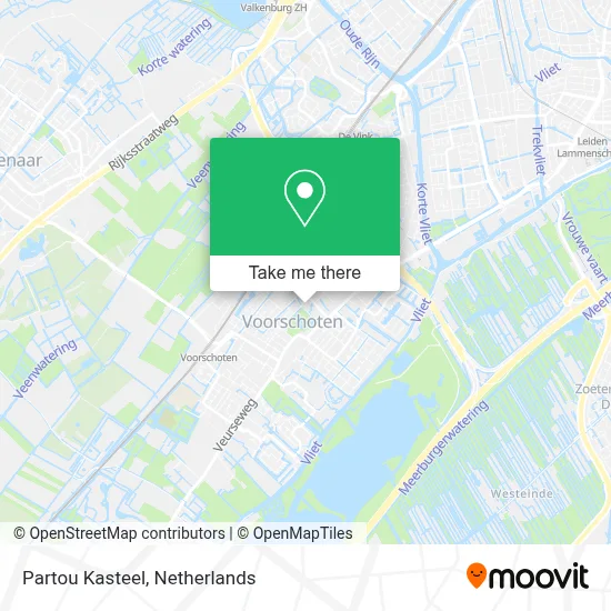Partou Kasteel map