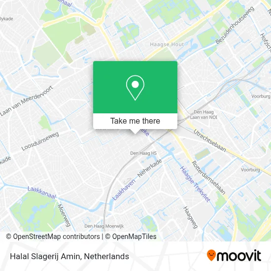 Halal Slagerij Amin map