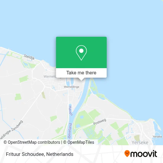 Frituur Schoudee map