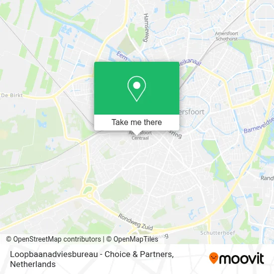 Loopbaanadviesbureau - Choice & Partners map