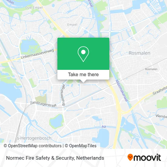 Normec Fire Safety & Security map