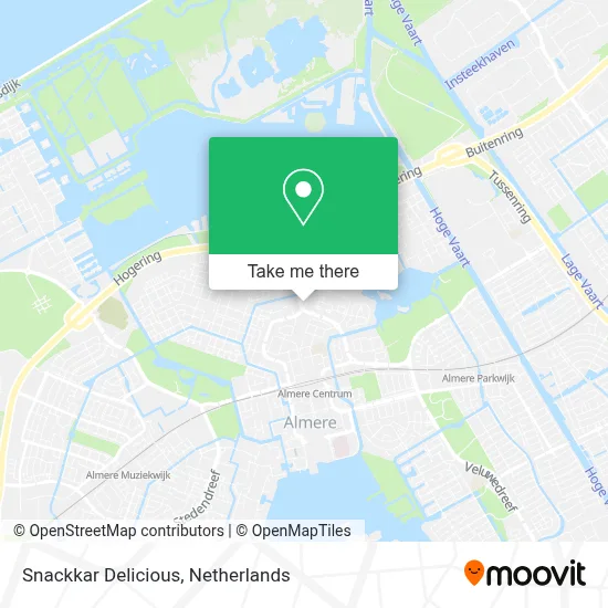 Snackkar Delicious map