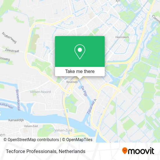 Tecforce Professionals map