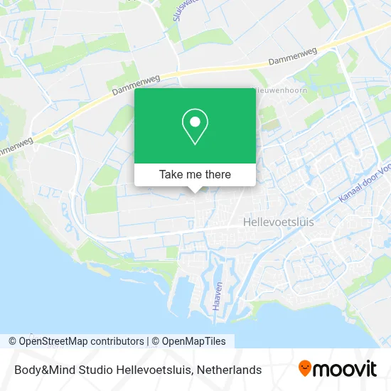 Body&Mind Studio Hellevoetsluis map