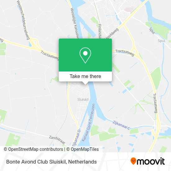 Bonte Avond Club Sluiskil map