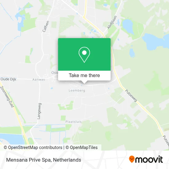 Mensana Prive Spa map