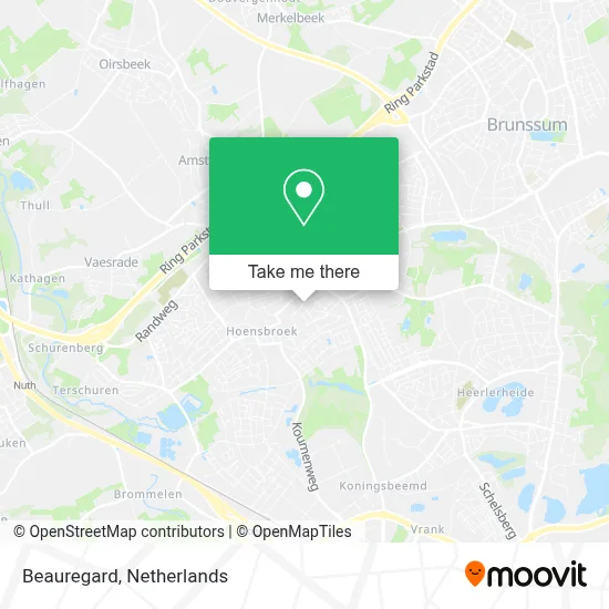 Beauregard map