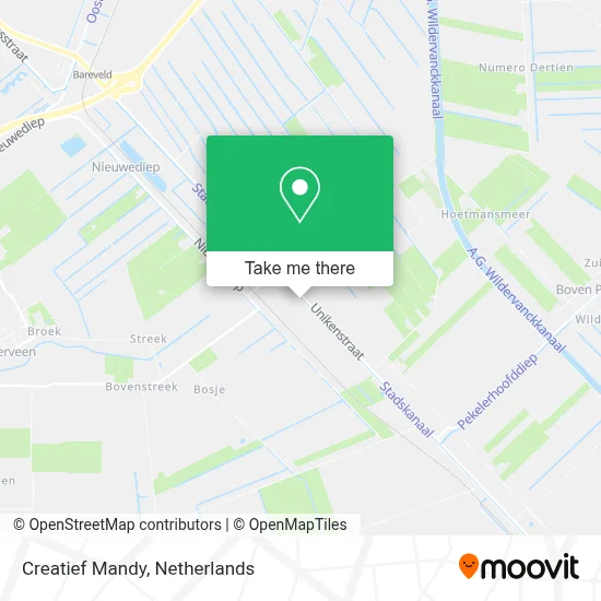 Creatief Mandy map