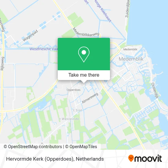 Hervormde Kerk (Opperdoes) map