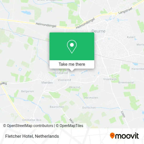 Fletcher Hotel map