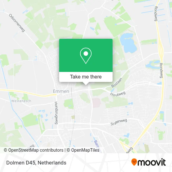 Dolmen D45 map