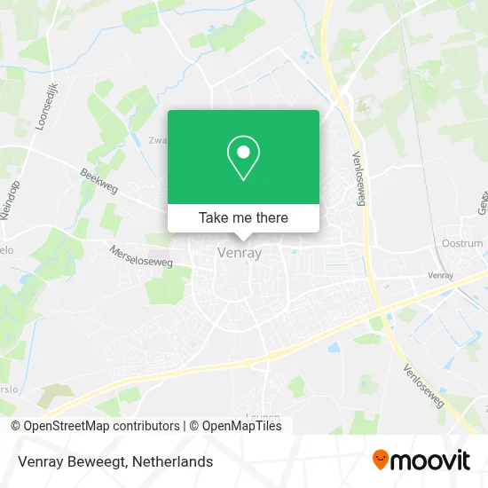 Venray Beweegt map