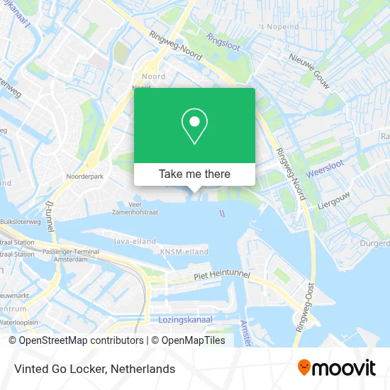 Vinted Go Locker map